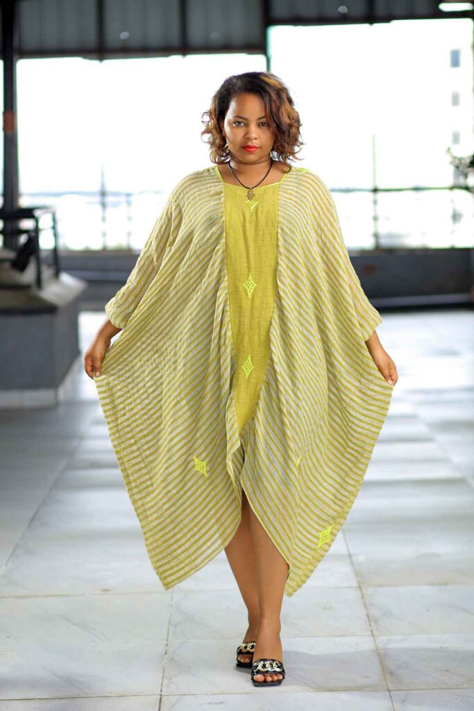 Goldenrod mid dress I024