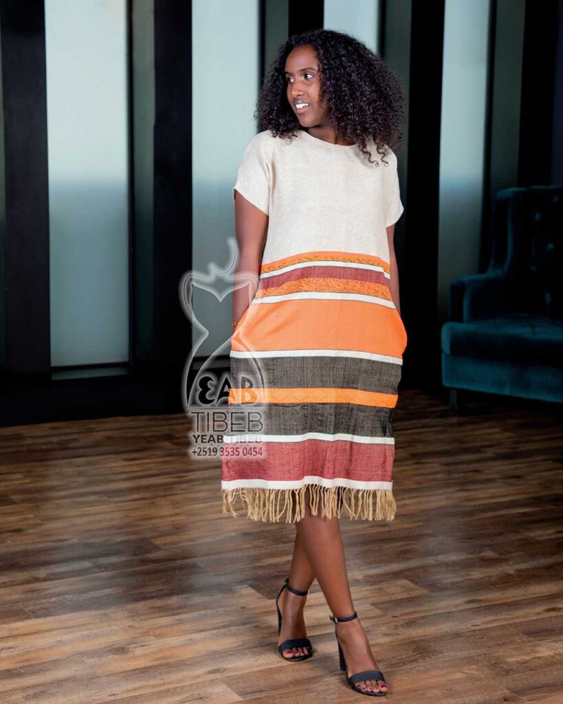 White casual summer mid dress J004