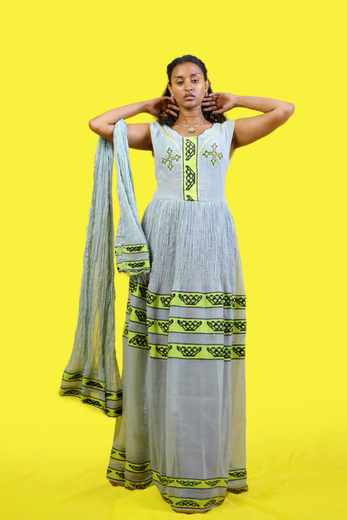 Light blue dress L012