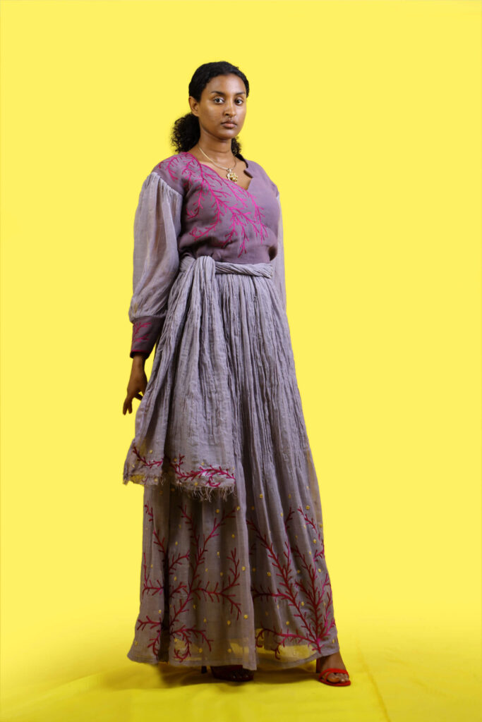 Light purple dress L020