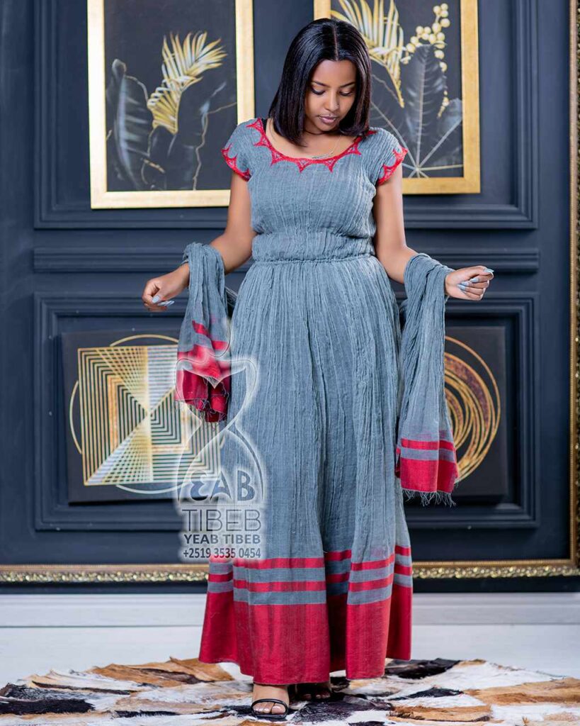 Steel blue dress J023