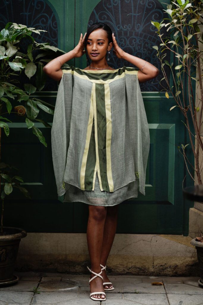 Green Enkutatash Dress 17ENY-30