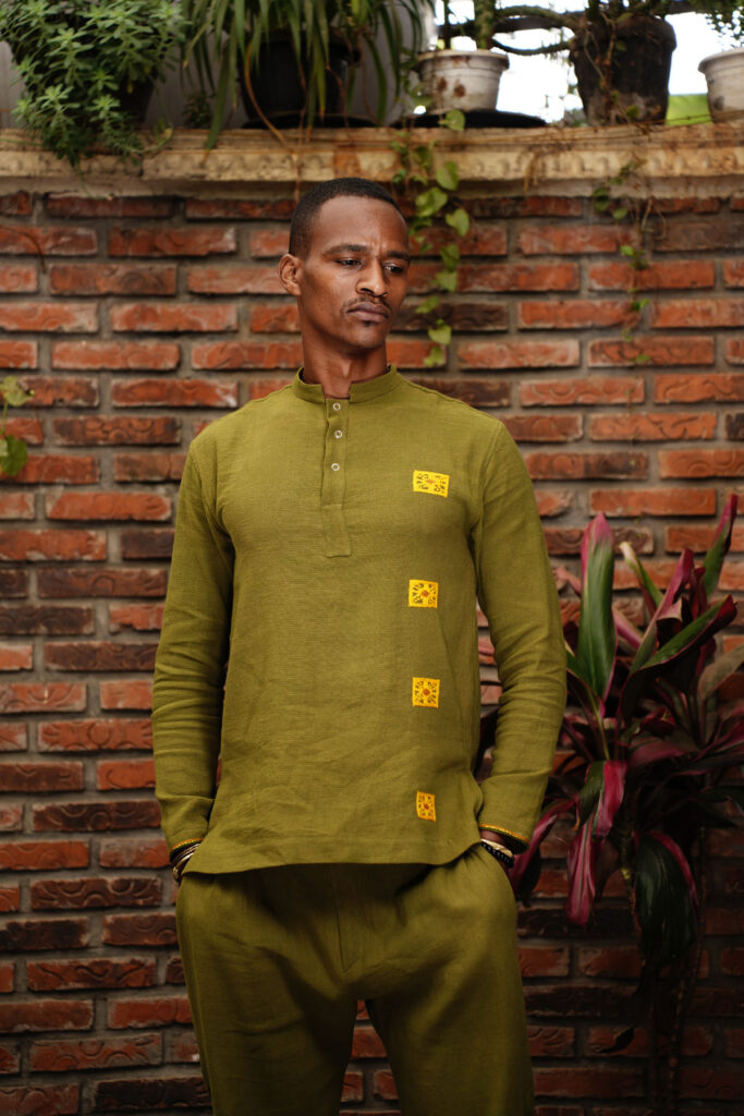 Fern Green Men's Top & Pants